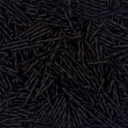 Picture of Silverlined Black Twist Bugle Beads 20mm<br />Approximately 50 Grams