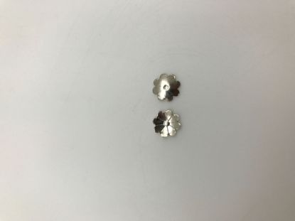 Picture of Nickel Silver Extra-Large Stamped Rosette, 1/2" Diameter, Sold per Pkg of 10