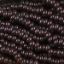 Picture of Size 13 Czech Seed Beads, Opaque Dark Brown, Sold by the Hank