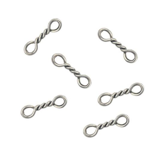 Picture of Sterling Silver Heavy Twist Link 4x15mm