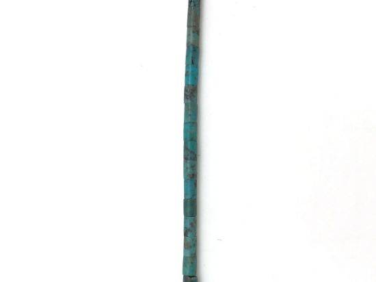 Picture of Stabilized Turquoise Heishi 2mm, 16" Strand