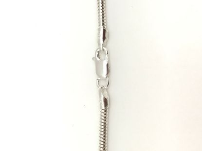 Picture of Sterling Silver Snake Round Chain 18 Inch x 2.4mm