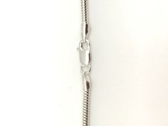 Picture of Sterling Silver Snake Round Chain 18 Inch x 2.4mm