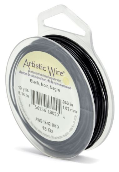 Picture of Black Artistic Wire 18ga 10 Yards