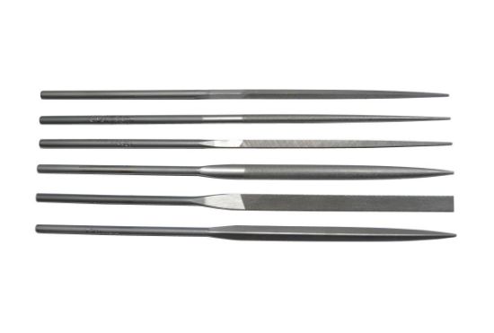 Picture of Teborg 6-Piece Needle File Set, 5-1/2" Length, Medium Cut