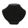Picture of Black Velvet Low Profile Necklace Display, 8-1/2" L x 7-1/4" W x 6-1/2" H, Sold Individually, Imported