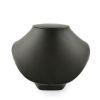 Picture of Black Faux Leather Low Profile Necklace Display, 8-1/2" L x 7-1/4" W x 6-1/2" H, Sold individually, Imported