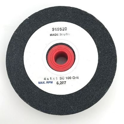 Picture of Black Grinding Wheel 4 Inch 100 Grit, Made in USA