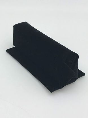 Picture of Enchanted Black Velour Bracelet Bar Display with Base Short, 5" L x 2-1/2" W x 2" D, Sold individually, Made in the USA