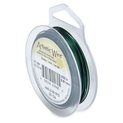 Picture of Green Artistic Wire 20ga 15 Yards