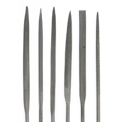 Picture of Assorted 6-piece Needle File Set, 5-1/2" Length
