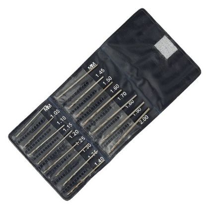 Picture of 15 piece Twist Drill Bit Set 1.05mm-2mm 