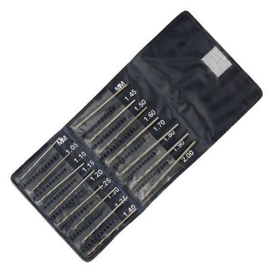 Picture of 15 piece Twist Drill Bit Set 1.05mm-2mm 