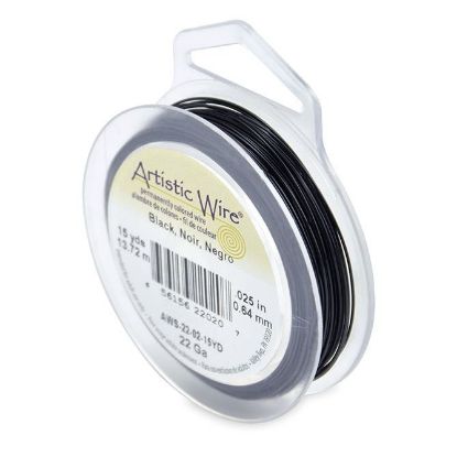 Picture of Black Artistic Wire 22ga 15 Yards