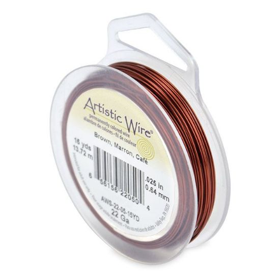 Picture of Brown Artistic Wire 22ga 15 Yards