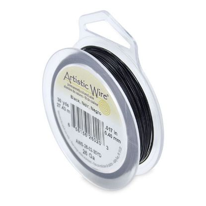 Picture of Black Artistic Wire 26ga 30 Yards
