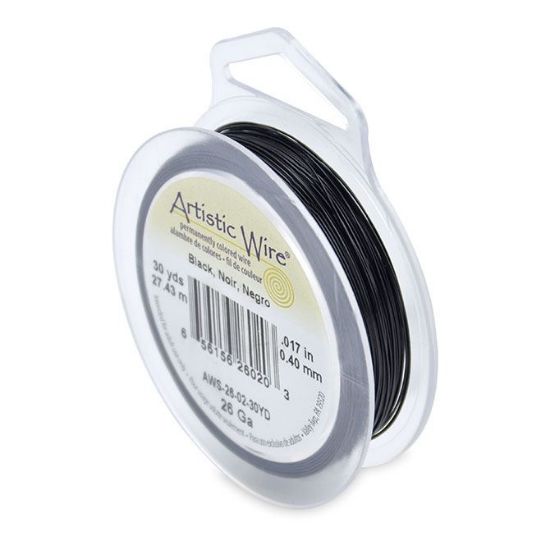 Picture of Black Artistic Wire 26ga 30 Yards