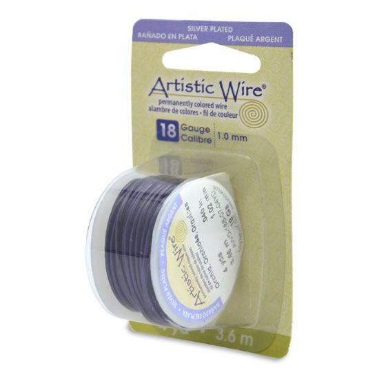 Picture of Silver Plated Orchid Artistic Wire 18ga 12 Feet