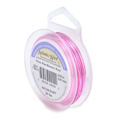 Picture of Silver Plated Rose Artistic Wire 20ga 25 Feet