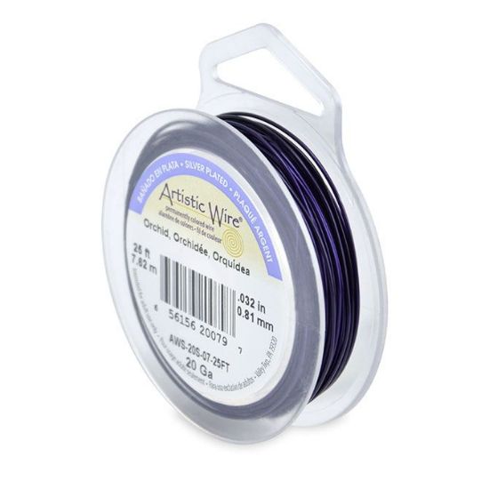 Picture of Silver Plated Orchid Artistic Wire 20ga 25 Feet