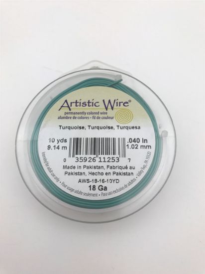 Picture of Turquoise Artistic Wire 18ga 10 Yards