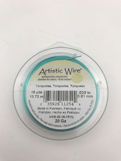 Picture of Turquoise Artistic Wire 20ga 15 Yards