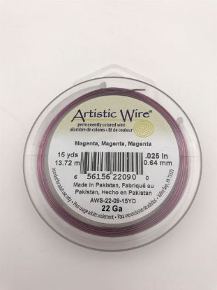Picture of Magenta Artistic Wire 22ga 15 Yards