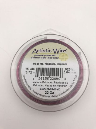 Picture of Magenta Artistic Wire 22ga 15 Yards