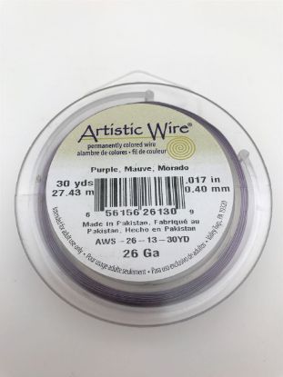 Picture of Purple Artistic Wire 26ga 30 Yards
