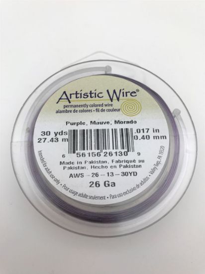 Picture of Purple Artistic Wire 26ga 30 Yards