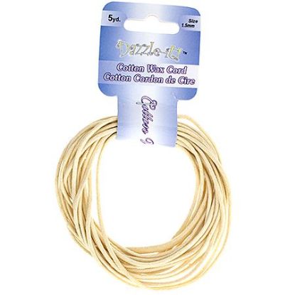 Picture of 1.5mm Waxed Ivory Cotton 5 yards