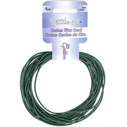 Picture of 1.5mm Waxed Emerald Cotton 5 yards