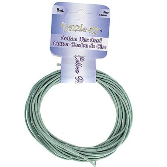 Picture of 1.5mm Waxed Sea Green Cotton 5 yards