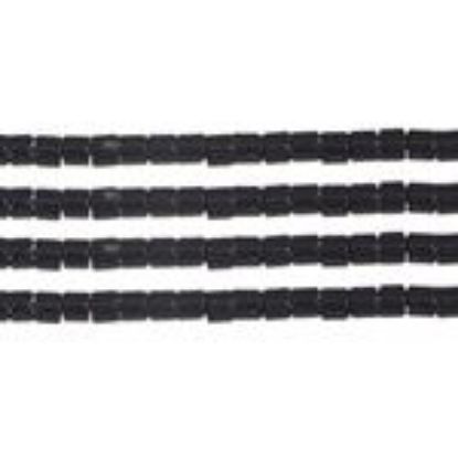 Picture of Miyuki Delica Size 11 Seed Beads, Black Opaque