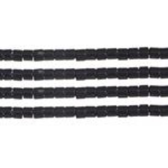 Picture of Miyuki Delica Size 11 Seed Beads, Black Opaque