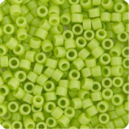 Picture of Miyuki Delica Size 11 Seed Beads, Chartreuse Opaque