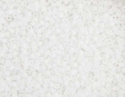 Picture of Miyuki Delica Size 11 Seed Beads, Chaulk White