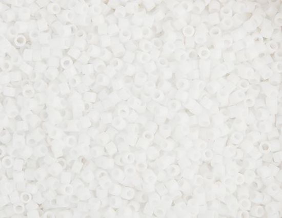 Picture of Miyuki Delica Size 11 Seed Beads, Chaulk White