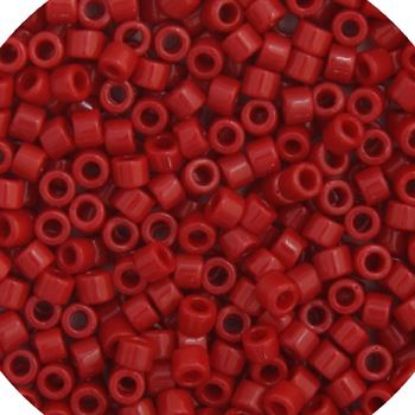 Picture of Miyuki Delica Size 11 Seed Beads, Cranberry Red - Dyed