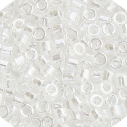 Picture of Miyuki Delica Size 11 Seed Beads, Crystal Luster