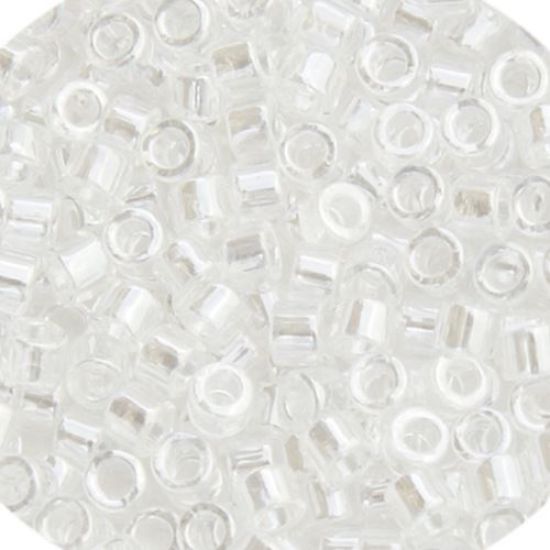 Picture of Miyuki Delica Size 11 Seed Beads, Crystal Luster