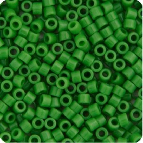Picture of Miyuki Delica Size 11 Seed Beads,Green Pea Opaque