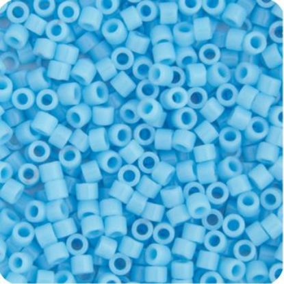 Picture of Miyuki Delica Size 11 Seed Beads, Light Blue Opaque