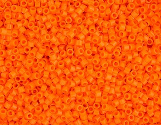 Picture of Miyuki Delica Size 11 Seed Beads, Orange