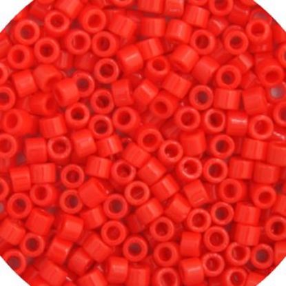 Picture of Miyuki Delica Size 11 Seed Beads, Red Vermillion