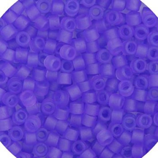 Picture of Miyuki Delica Size 11 Seed Beads, Matte Purple - Dyed