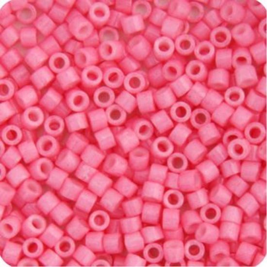 Picture of Miyuki Delica Size 11 Seed Beads, Opaque Pink Carnation - Dyed