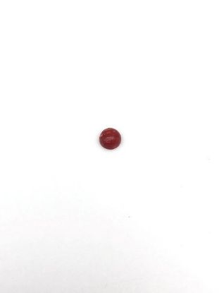 Picture of Red Stabilized Compressed Spiny Oyster Cabachon 4mm Round, No Back