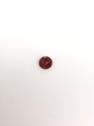 Picture of Red Stabilized Compressed Spiny Oyster Cabachon 5mm Round, No Back