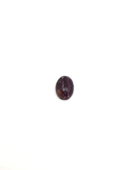 Picture of Purple Stabilized Compressed Spiny Oyster Cabachon 5x7mm Oval, No Back